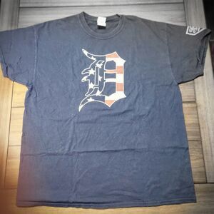 Gildan Detroit Tigers Foundation SS T Navy XL